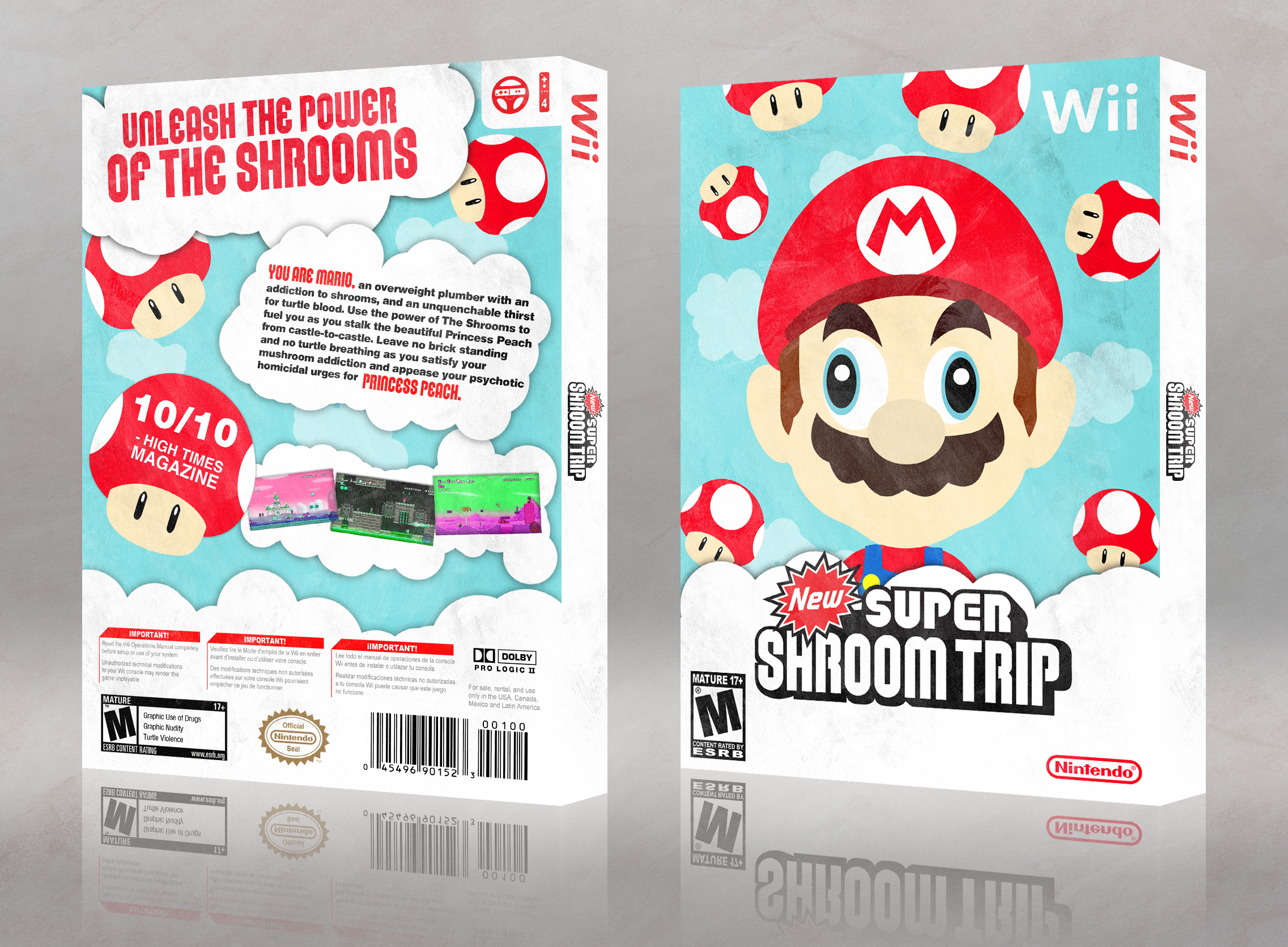 New Super Shroom Trip box cover