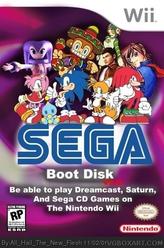 Sega Boot Disk box cover