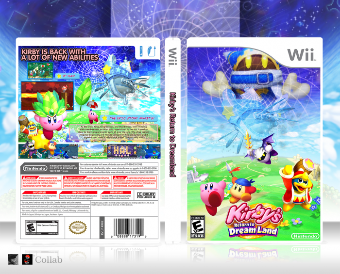 Kirby's Return to Dream Land box art cover