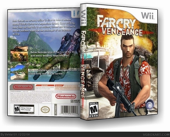 Far Cry Vengeance box art cover