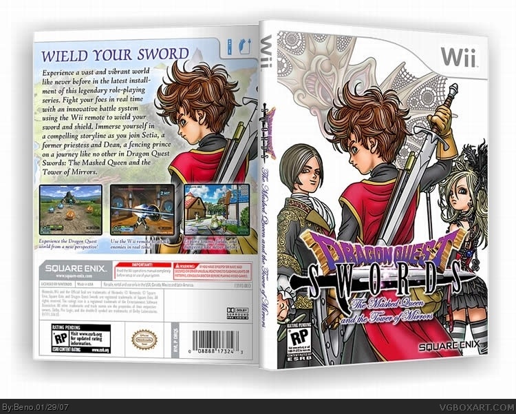 Dragon Quest Swords box cover