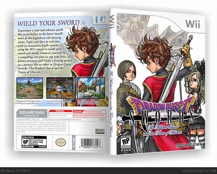 Dragon Quest Swords box art cover