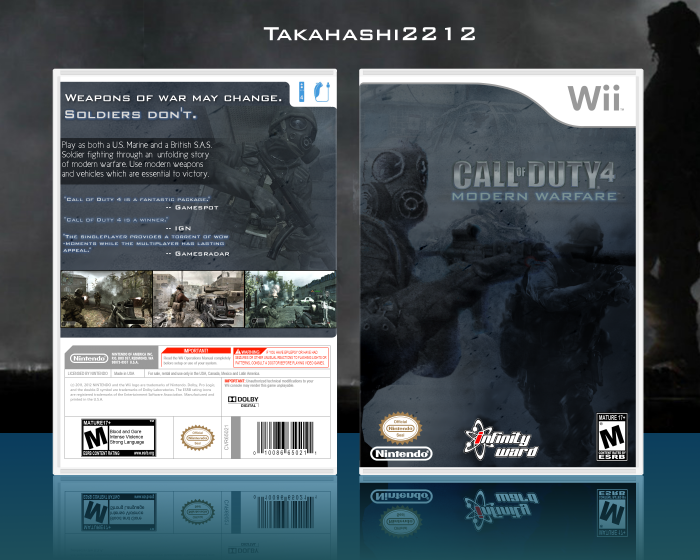 Call of Duty 4: Modern Warfare box art cover