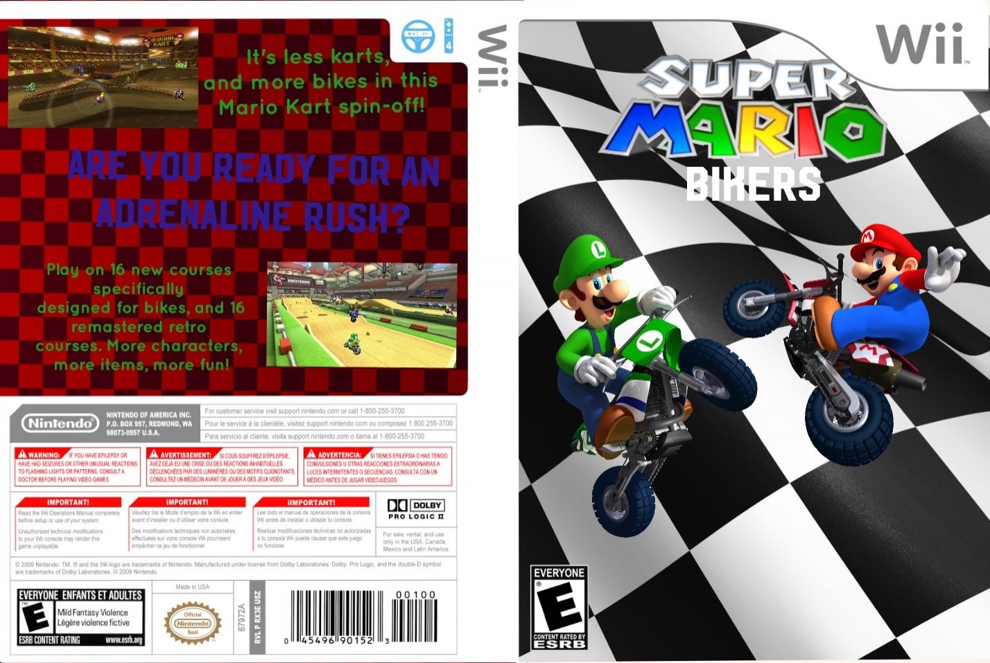 Super Mario Bikers box cover