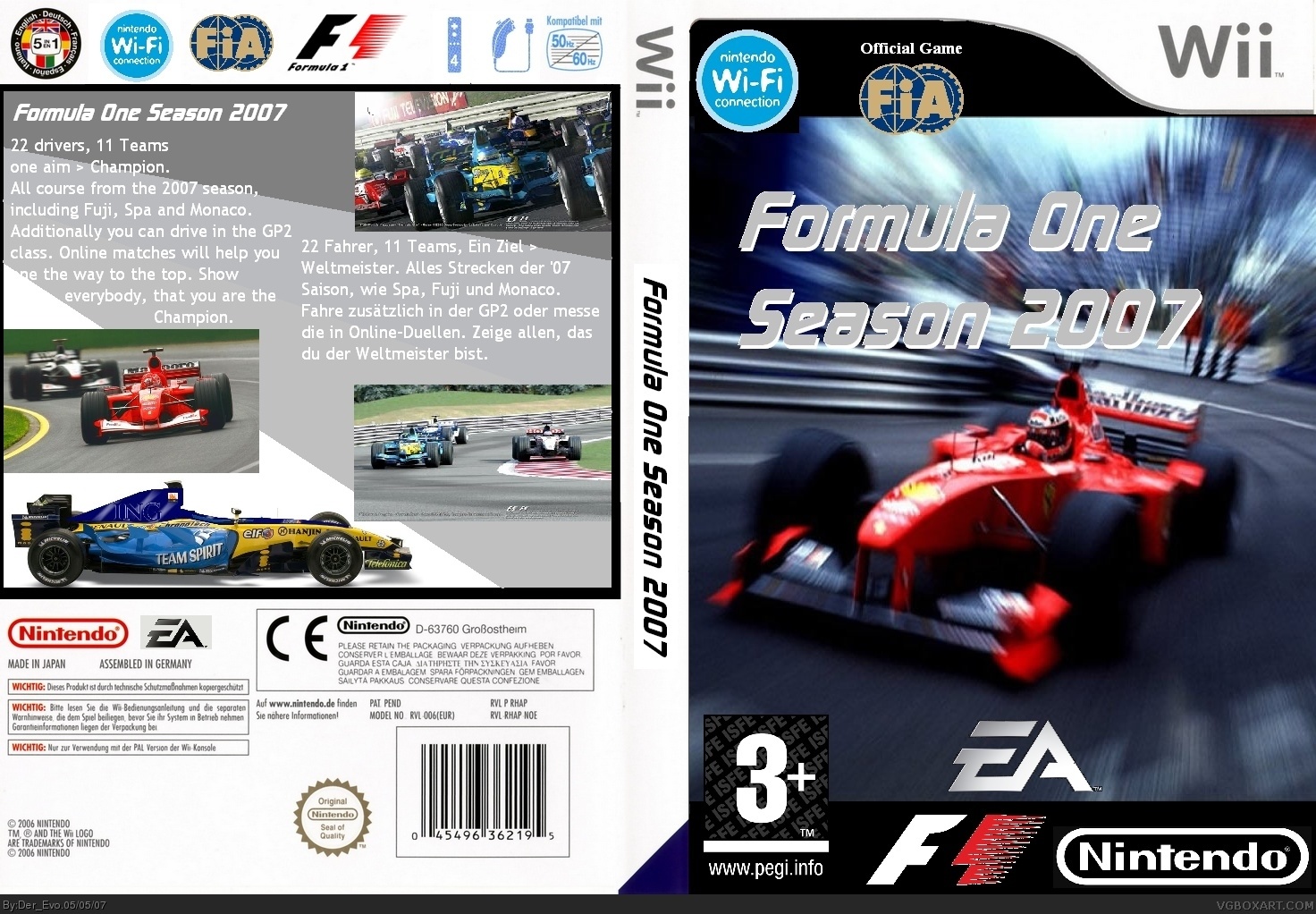 Formula One Season 2007 box cover