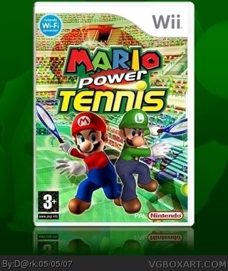 Mario Power Tennis box cover