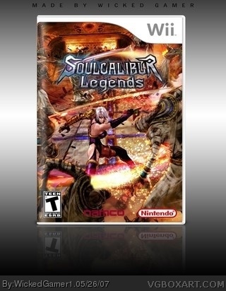 Soul Calibur Legends box art cover