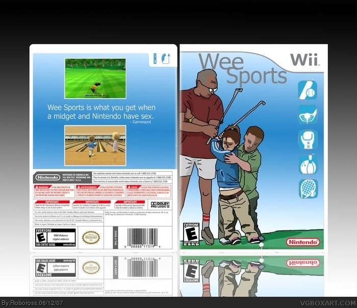 Wee sports box art cover