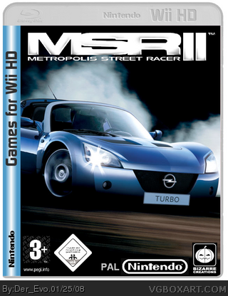 MSR2 - Metropolitan Street Racer box cover