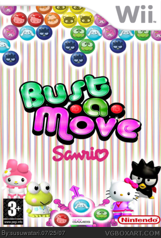 Bust-a-Move Sanrio box cover