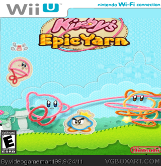 Kirby`s Epic Yarn box art cover