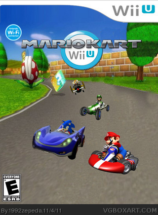 Mario Kart Wii U box art cover