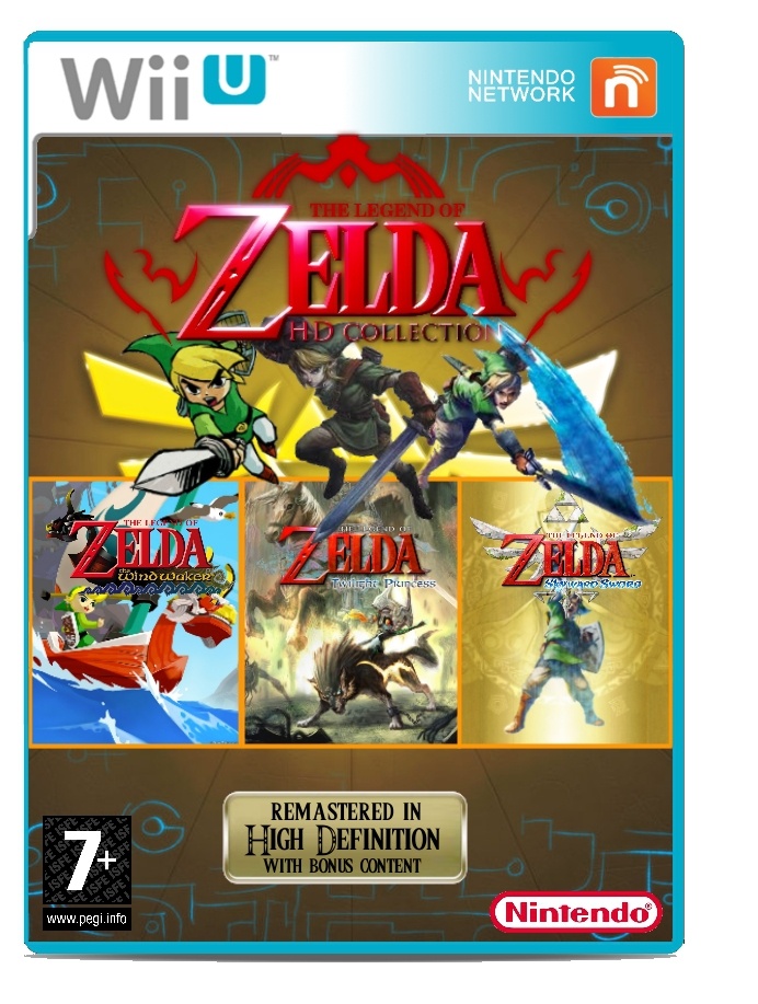 The Legend of Zelda HD Collection box cover