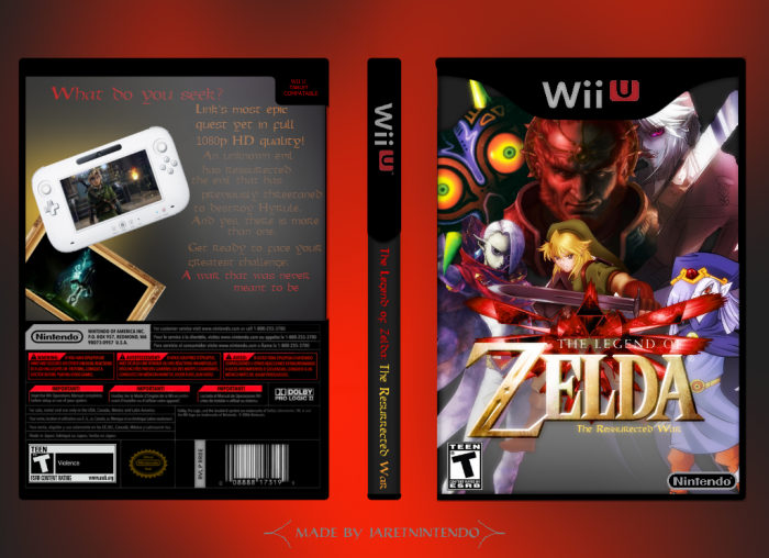 Legend of Zelda: The Resurrected War box art cover
