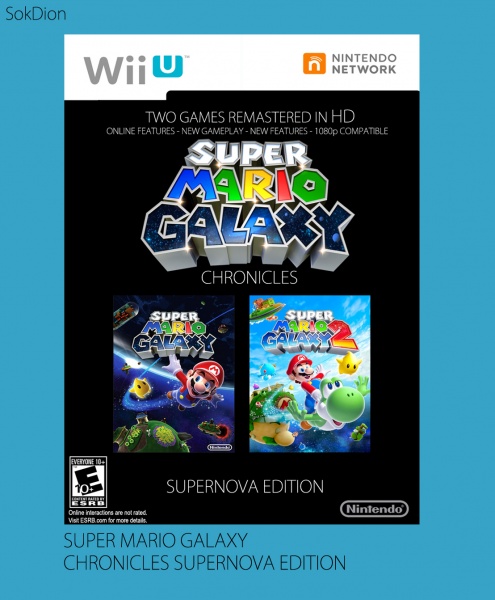 Super Mario Galaxy Chronicles box art cover