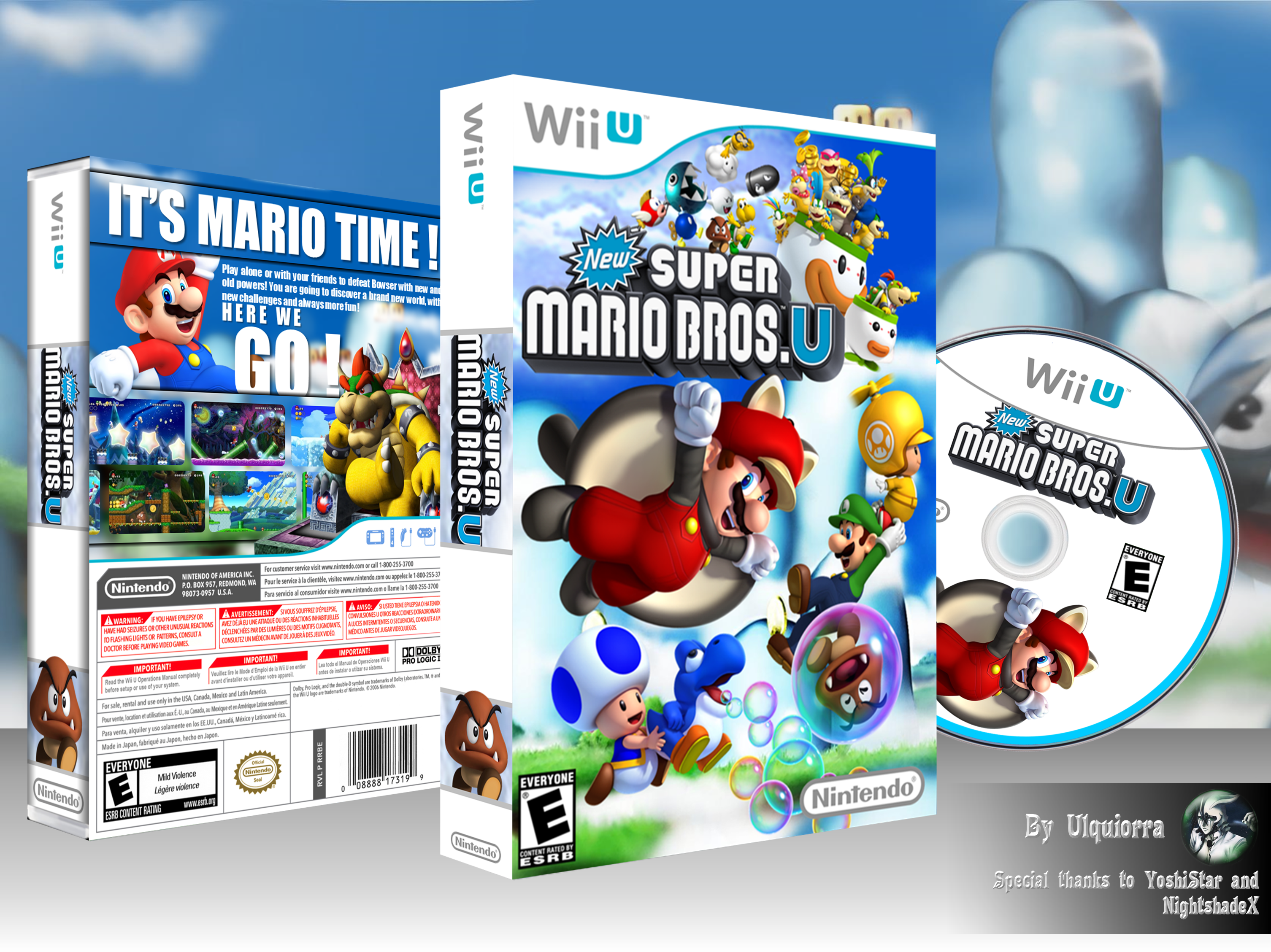 New Super Mario Bros U box cover