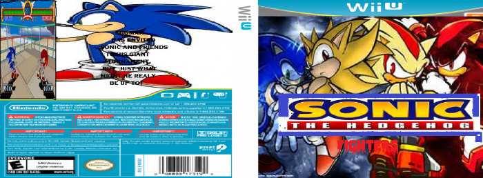 Sonic Fighters box art cover