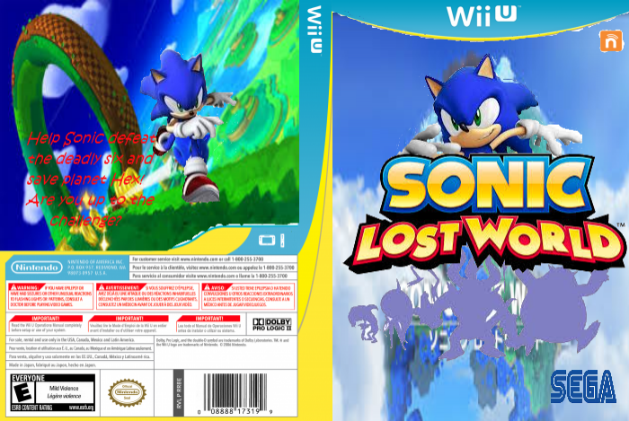 Sonic Lost World box cover