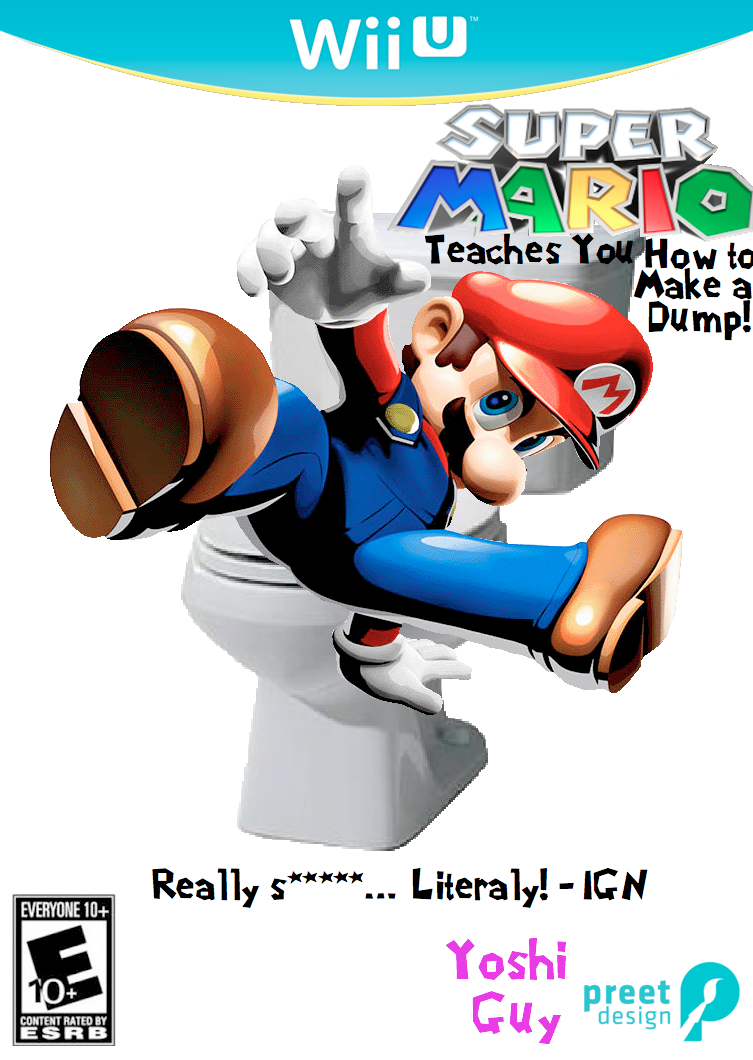 Super Mario Teaches You How to Make a Dump! box cover