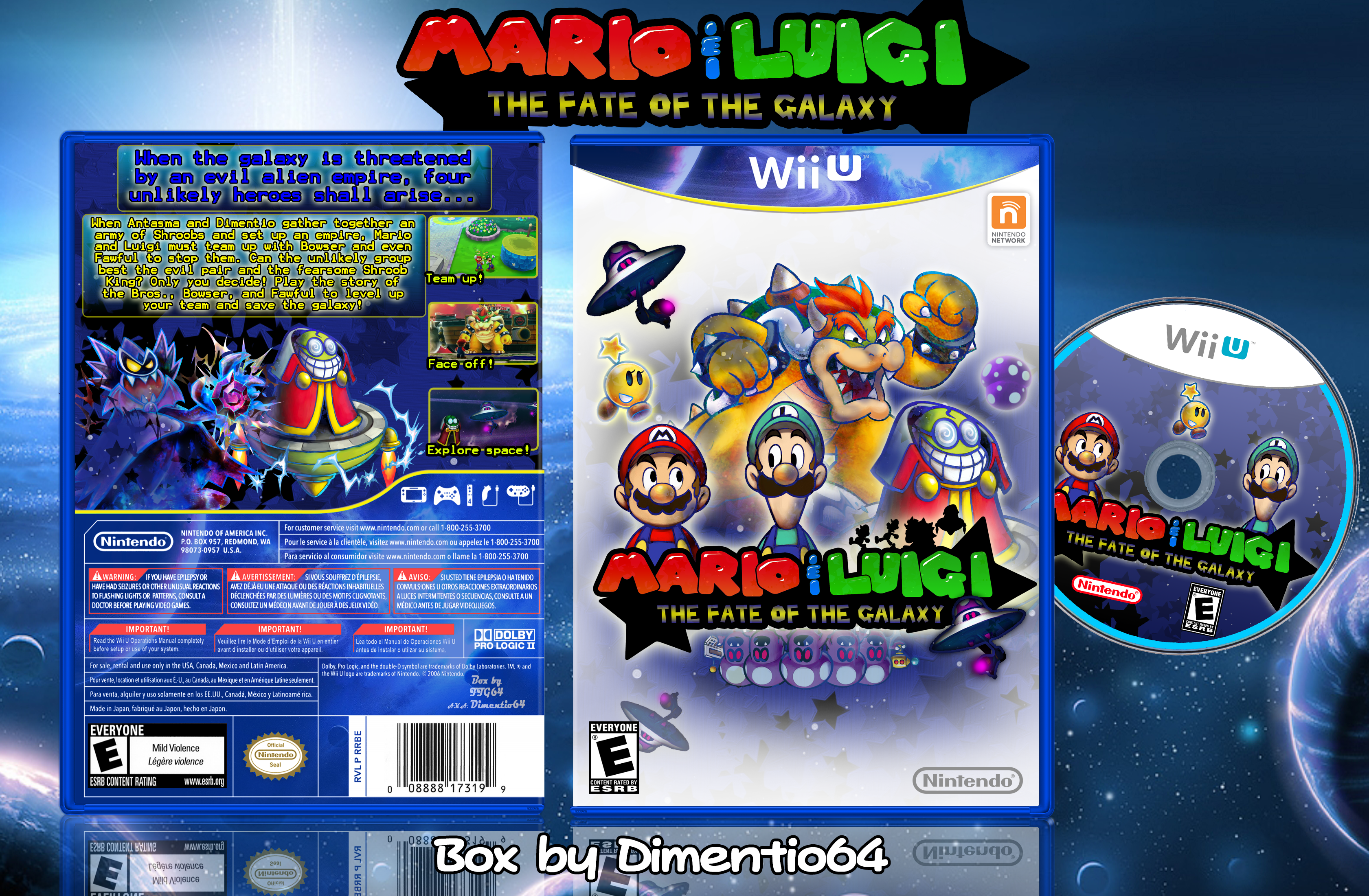 Mario & Luigi: The Fate of the Galaxy box cover