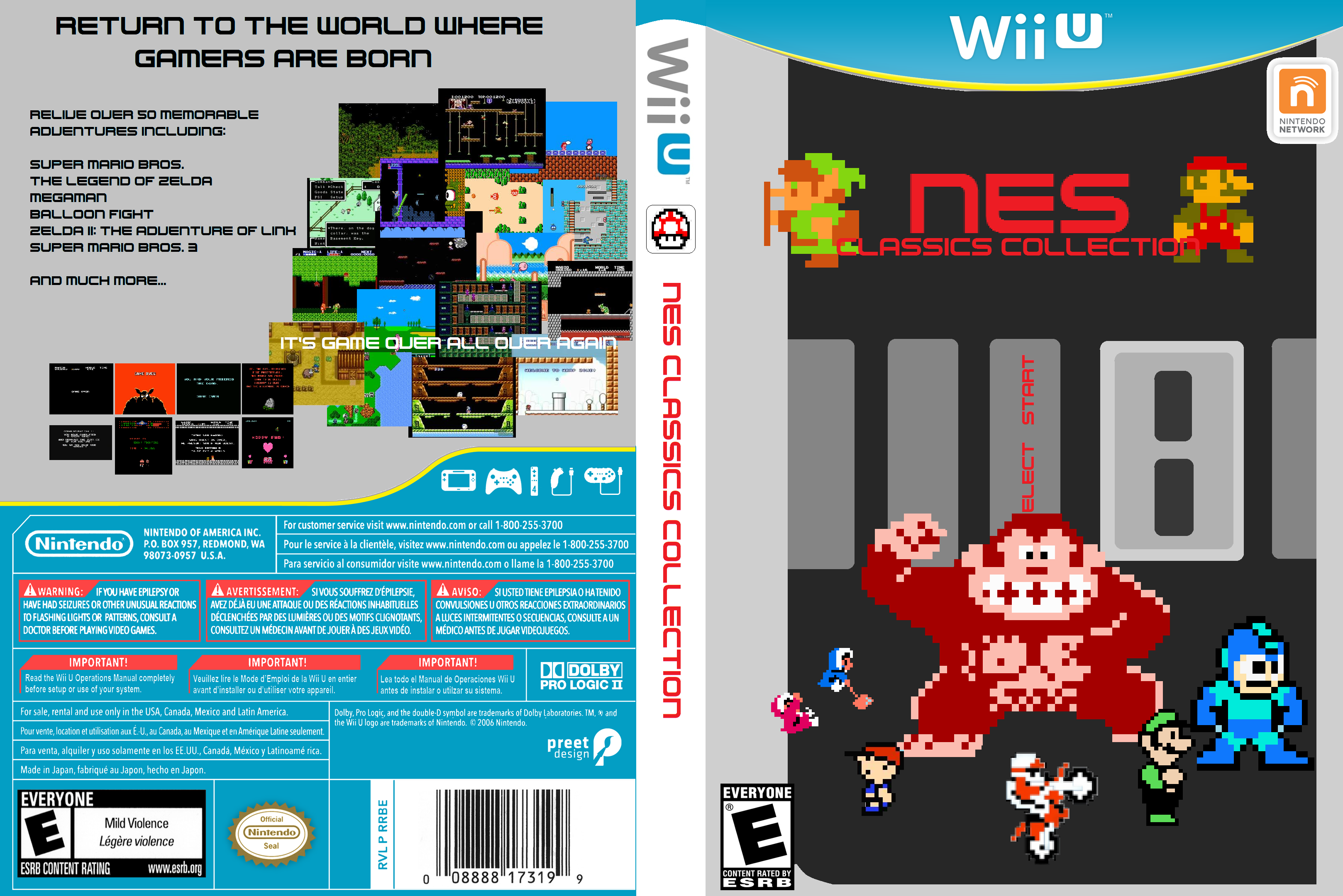 NES Classics Collection box cover