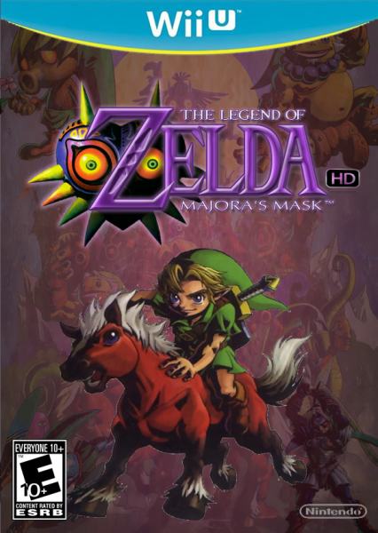 The Legend of Zelda Majora's Mask HD box cover
