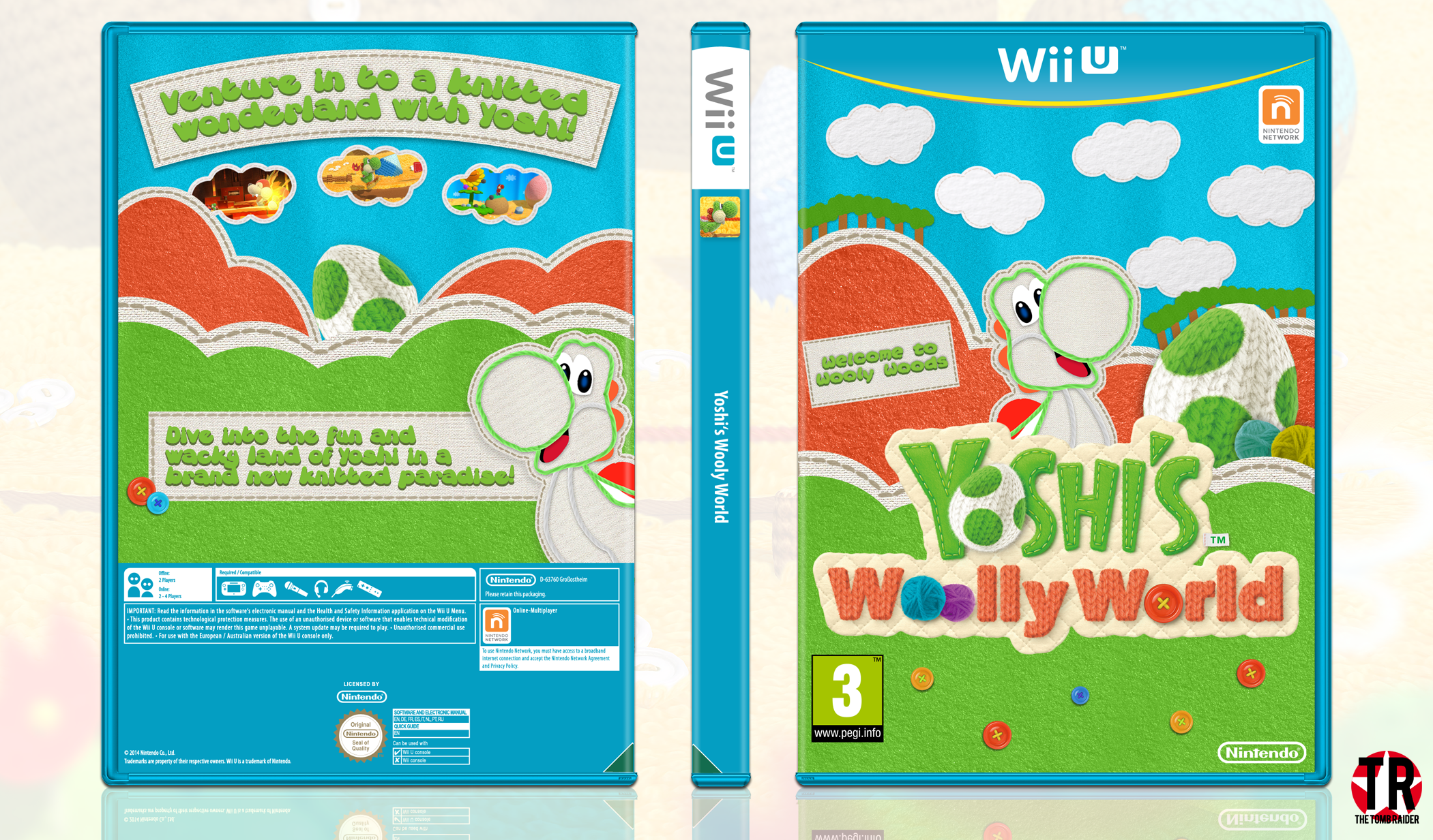 Yoshi's Wooly World box cover