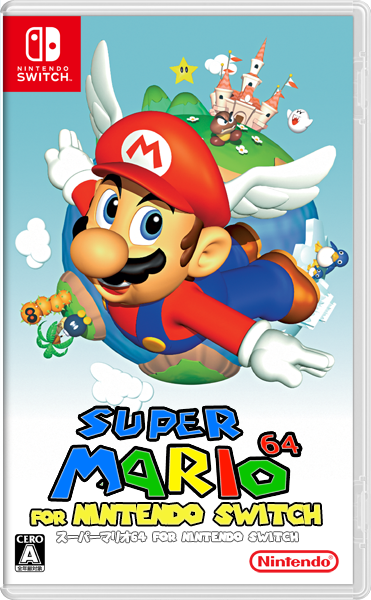 Super Mario 64 for Nintendo Switch box cover