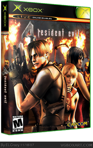 Resident Evil 4 Xbox Edition box cover