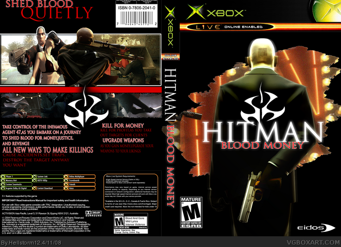 Hitman: Blood Money box art cover