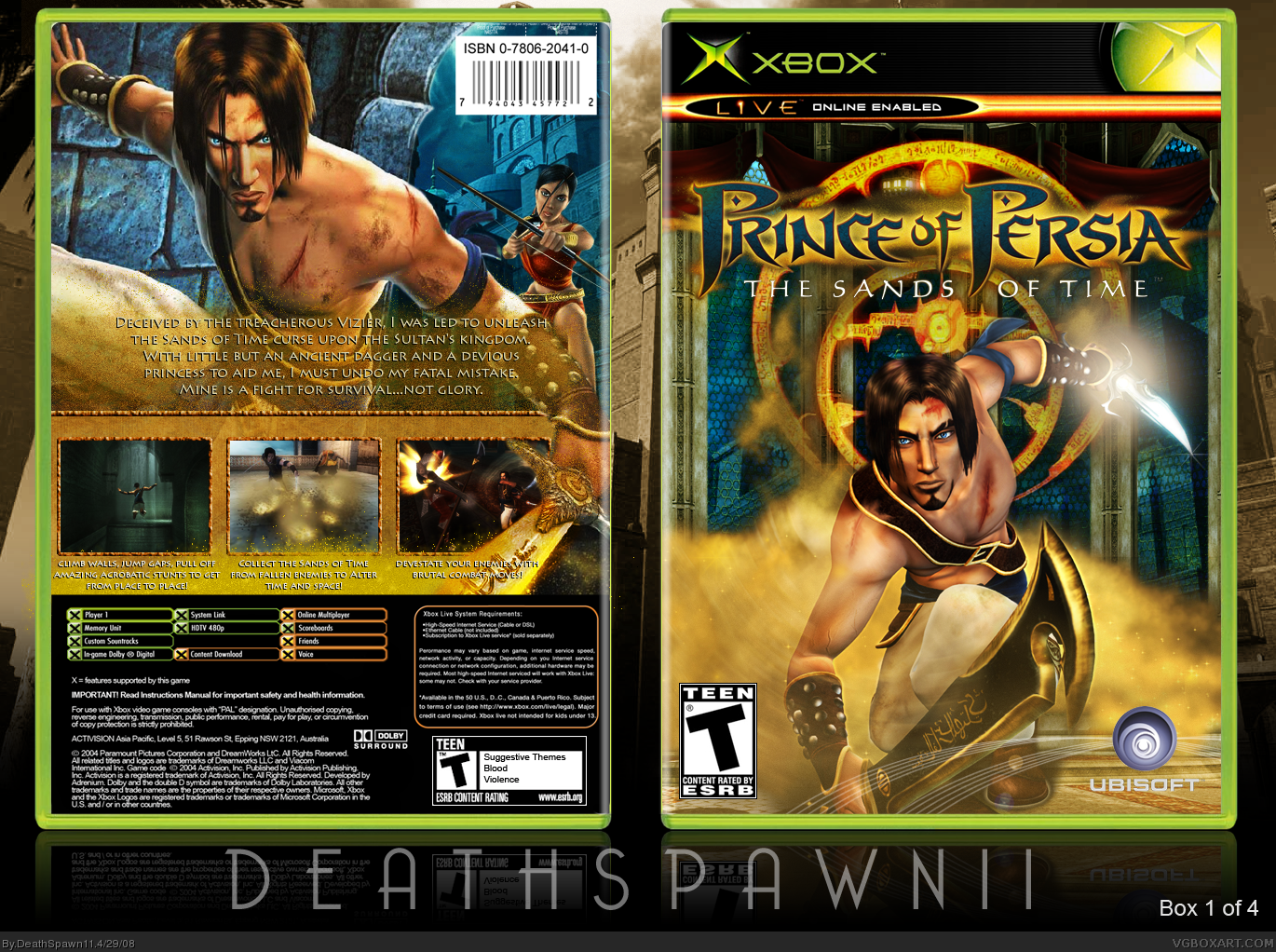 Prince of Persia : Sands of Time box cover