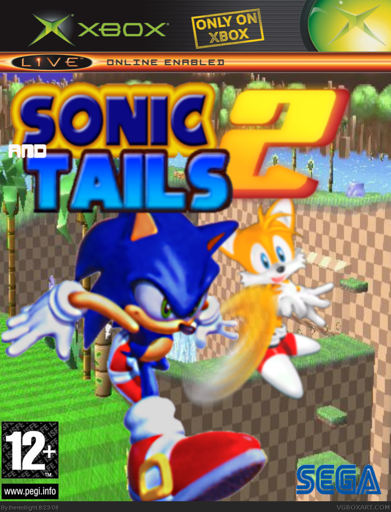 Sonic and Tails box cover