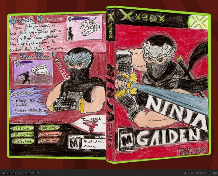 Ninja Gaiden box art cover