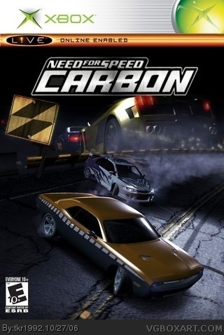 Need For Speed Carbon box cover
