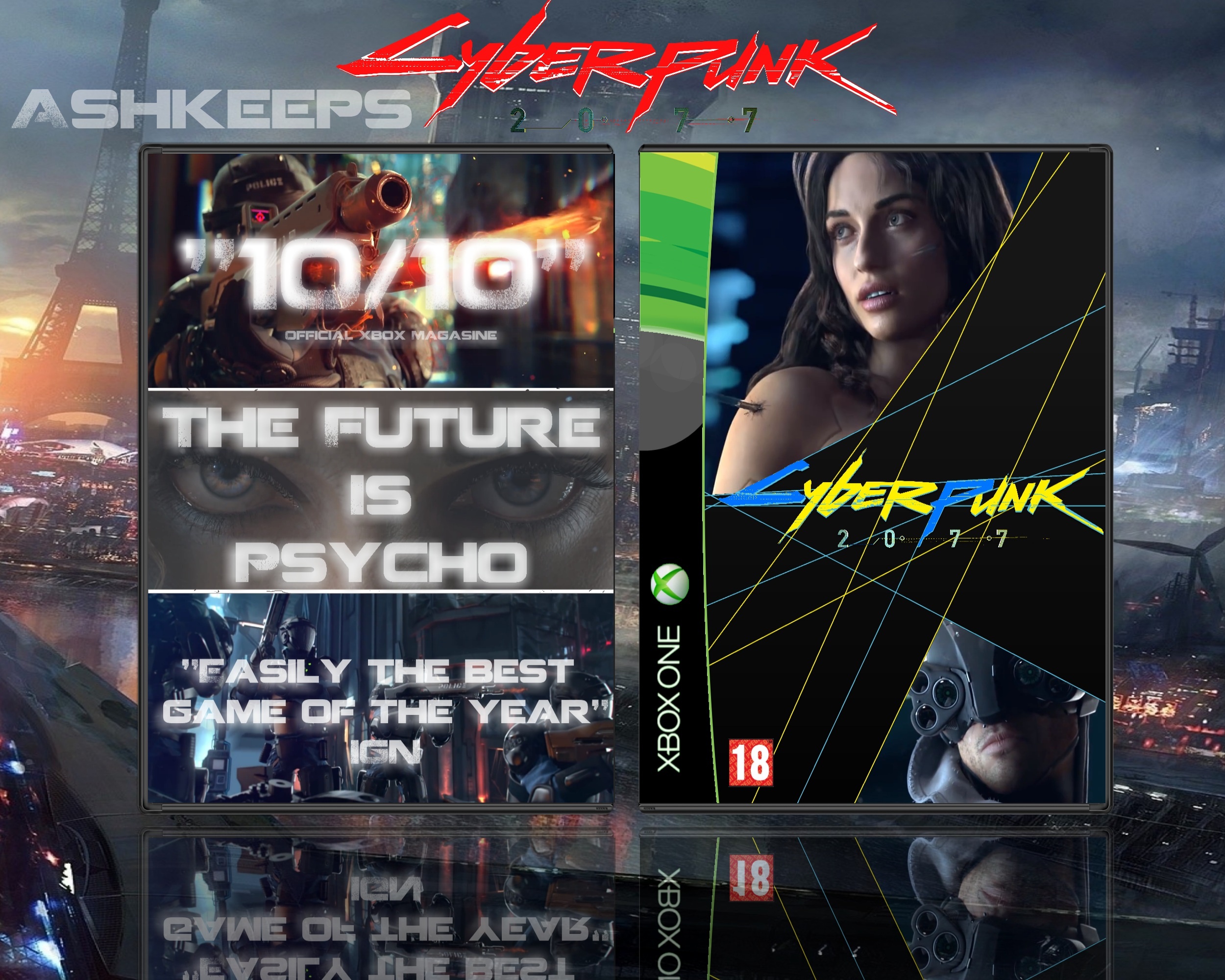 Cyberpunk 2077 box cover