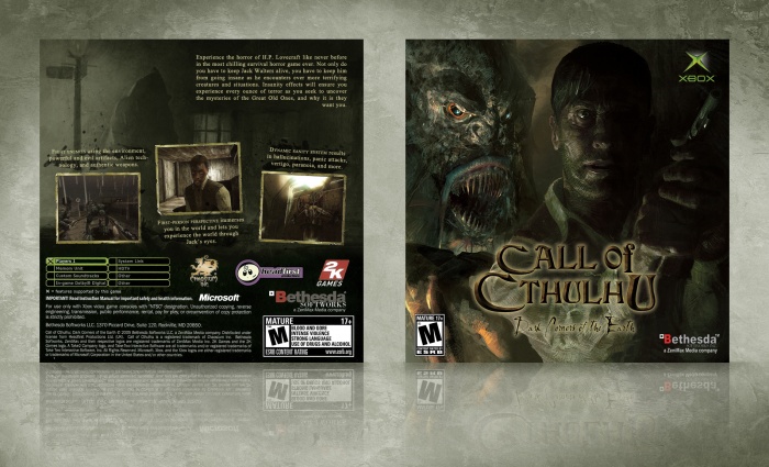 Call of Cthulhu: Dark Corners of the Earth box art cover