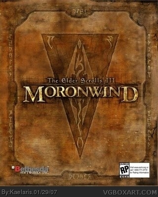 Morrowind box cover