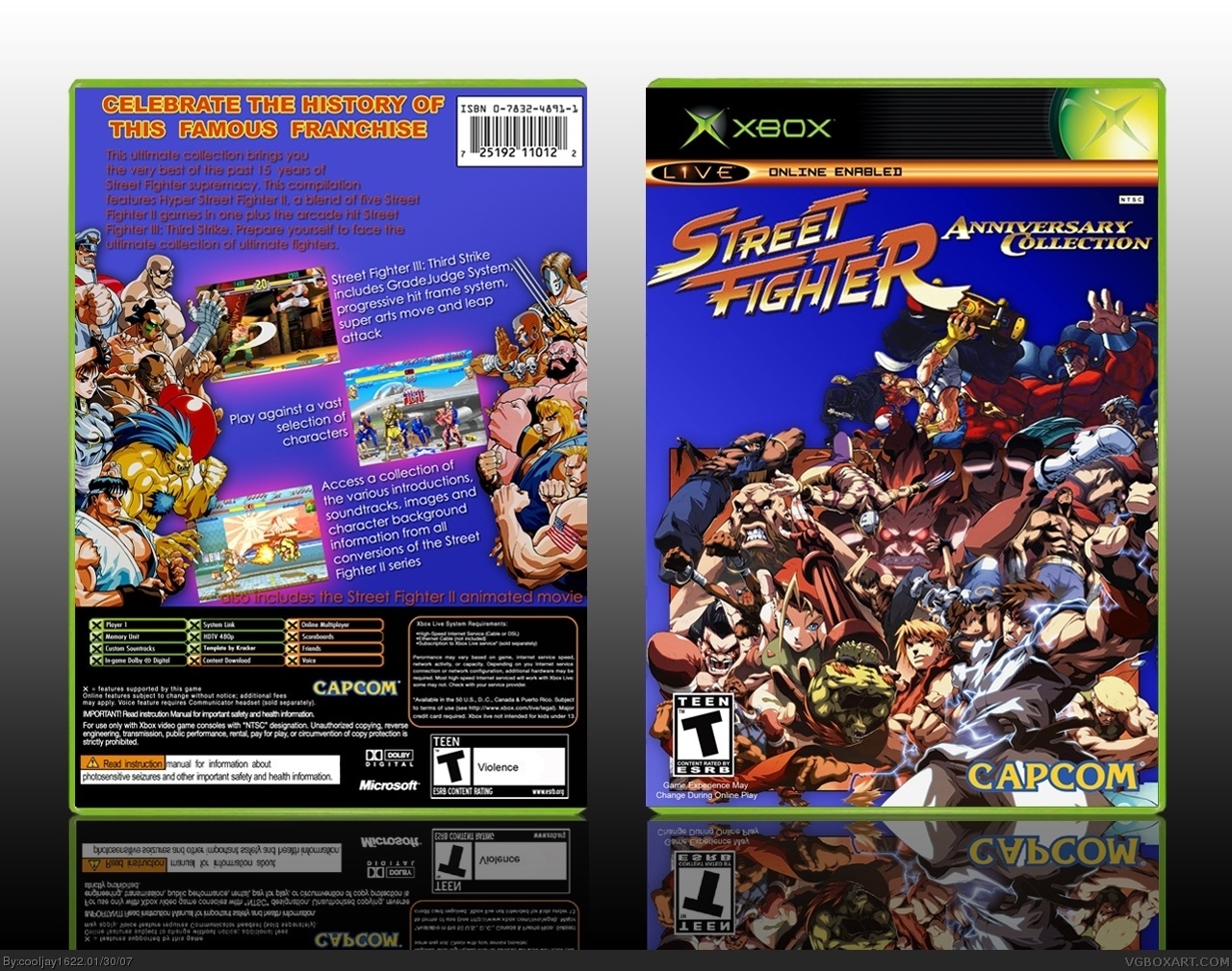 Street Fighter Anniversary Collection box cover