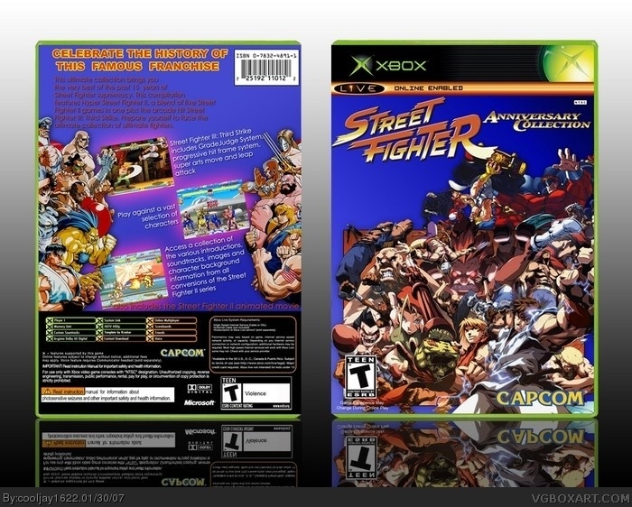 Street Fighter Anniversary Collection box art cover