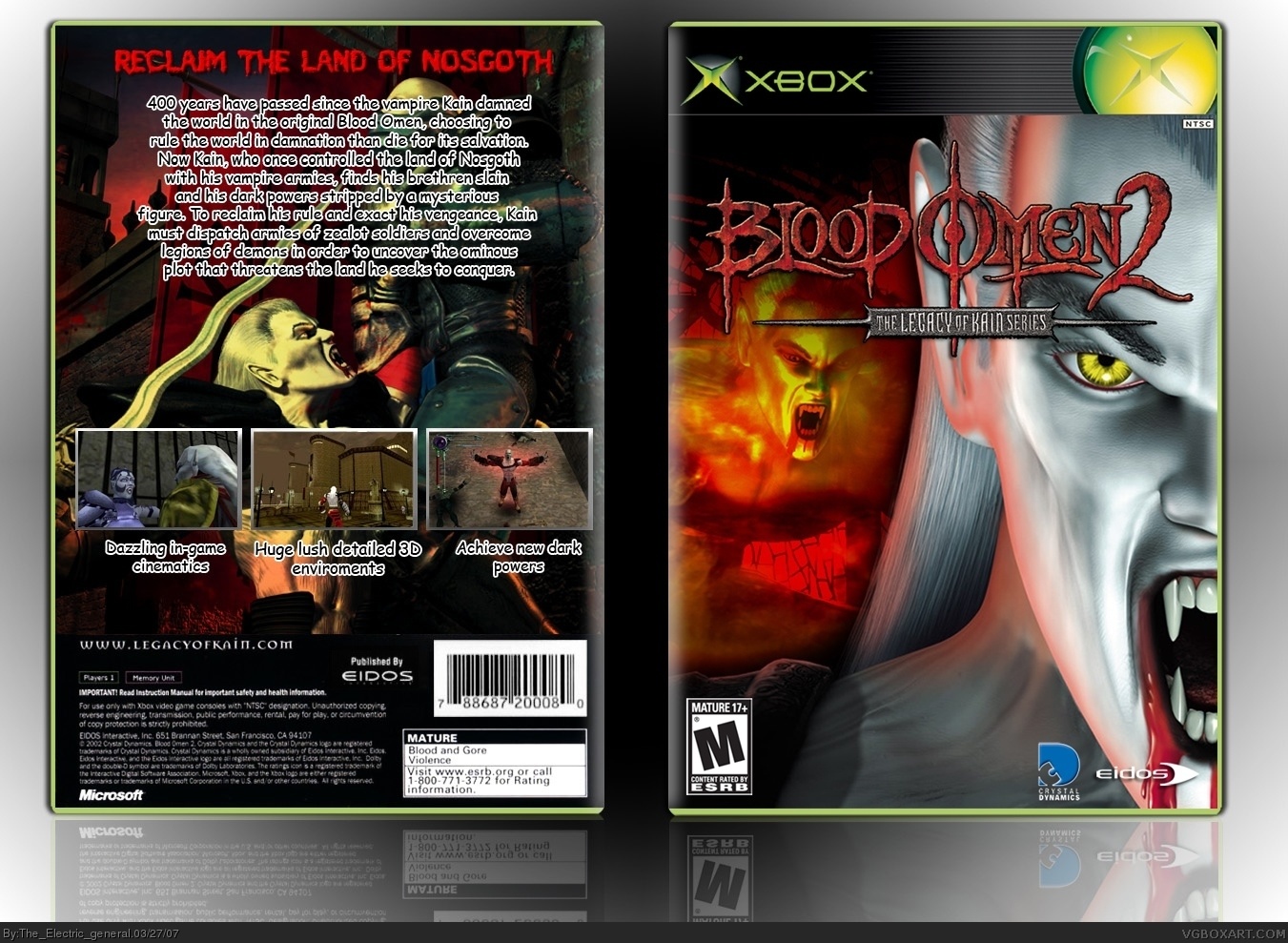 Blood Omen 2: Legacy of Kain box cover