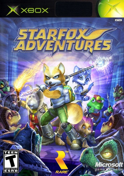 Starfox Adventures box art cover