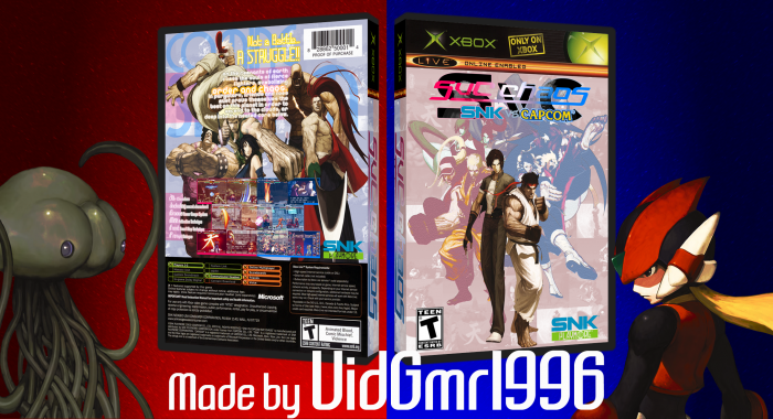 SVC Chaos: SNK Versus Capcom box art cover