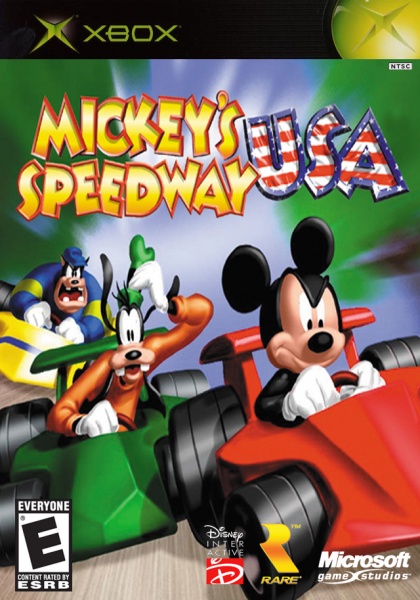 Mickey's Speedway USA box cover