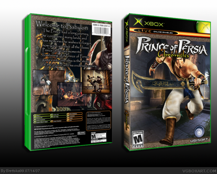 Prince of Persia Chronicles box art cover