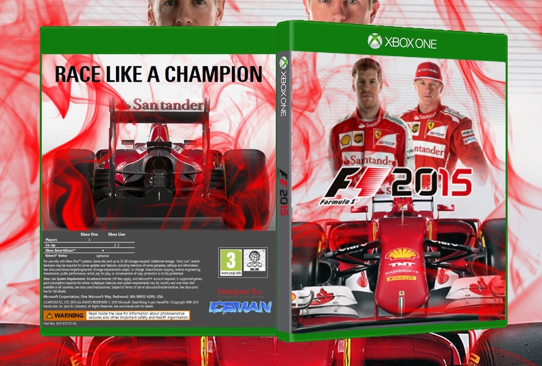 F1 2015 box cover