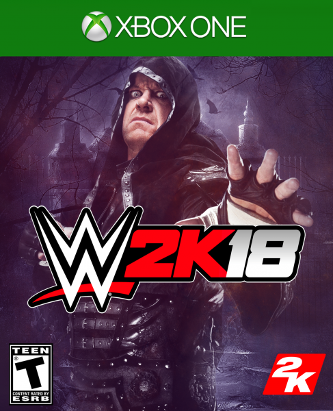 WWE 2K18 box art cover