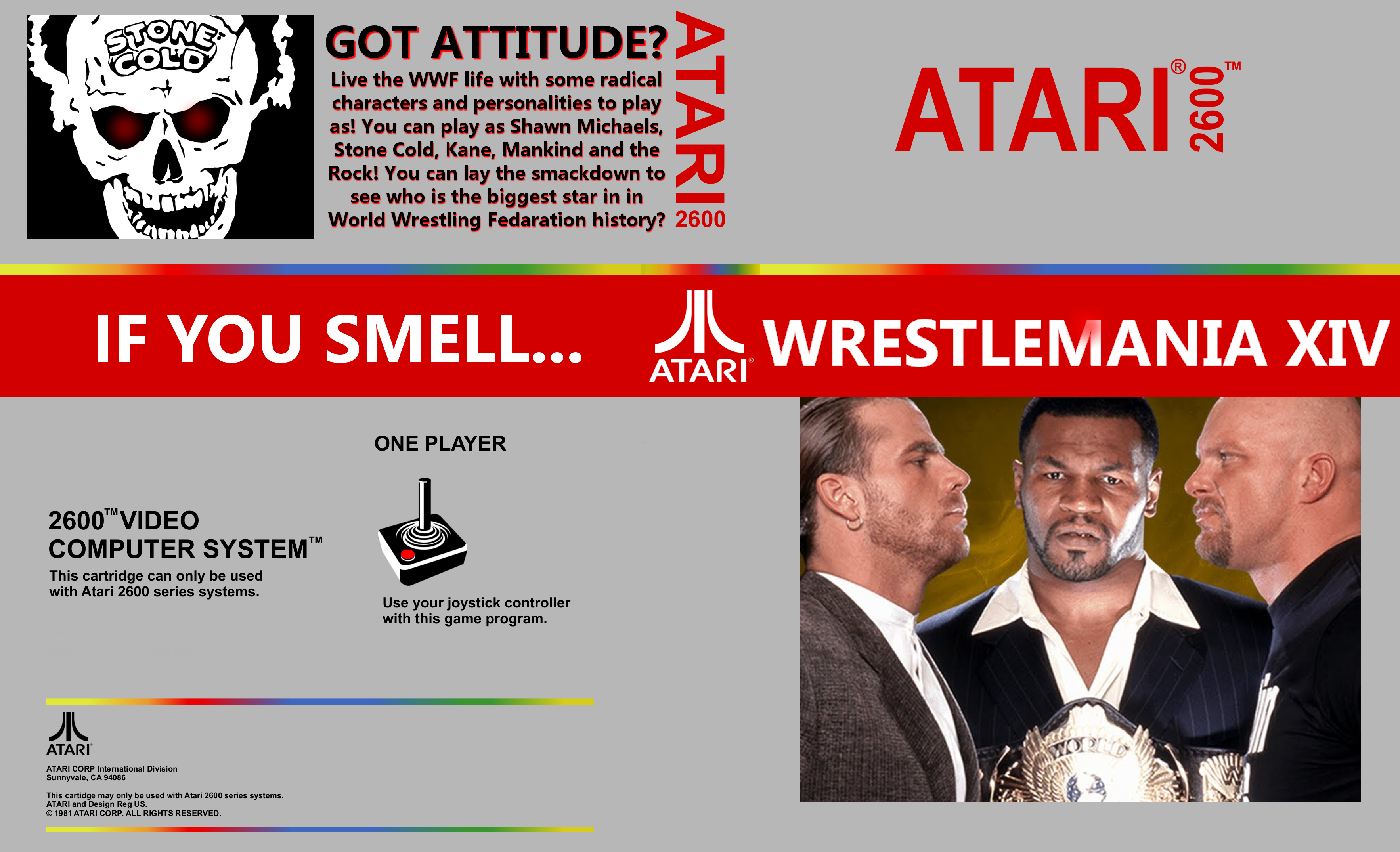 WWF Wrestlemania XIV box cover