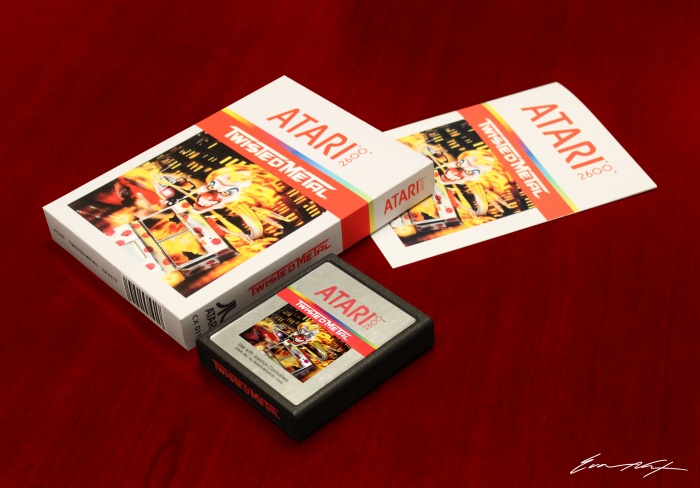 Twisted Metal | Atari 2600 box art cover