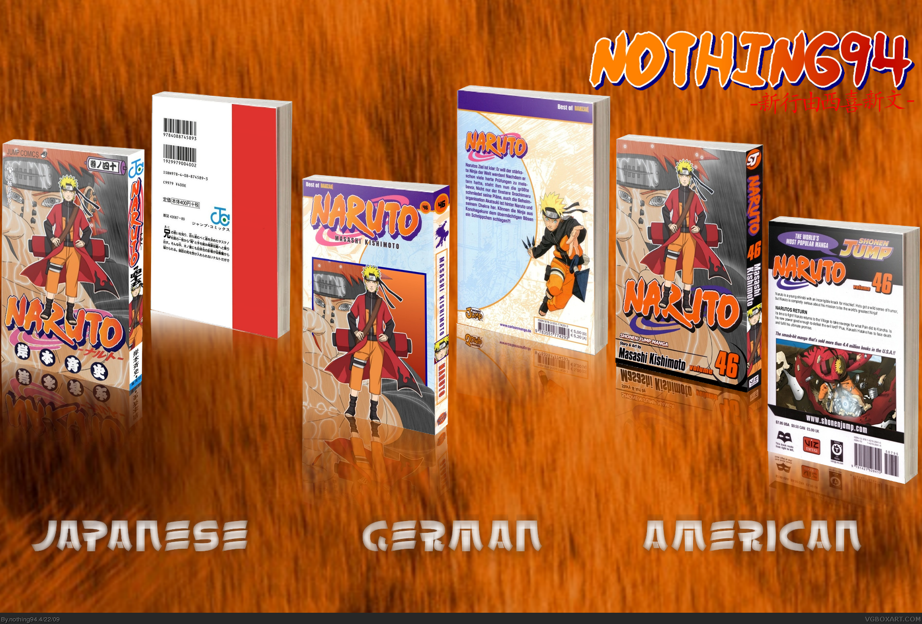 Naruto Volume 46 box cover