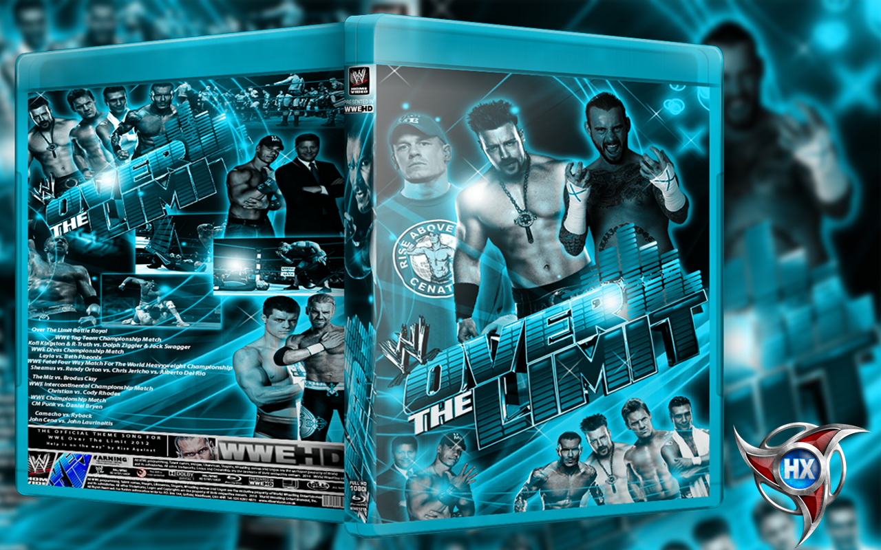 Wwe Over The Limit 2012 Blu-ray Cover box cover